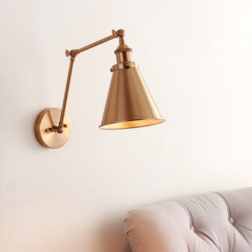 Rover 7" Adjustable Arm Metal LED Wall Sconce - JONATHAN Y